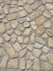 Calcaire beige : calade vieillie Calcaire beige : calade vieillie